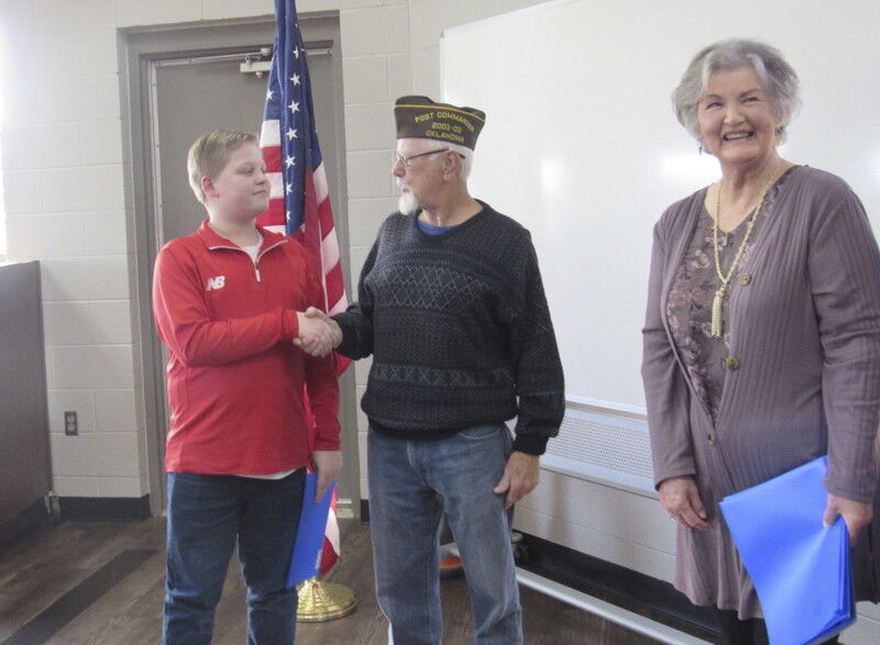 Fort Gibson students earn Patriot's Pen awards